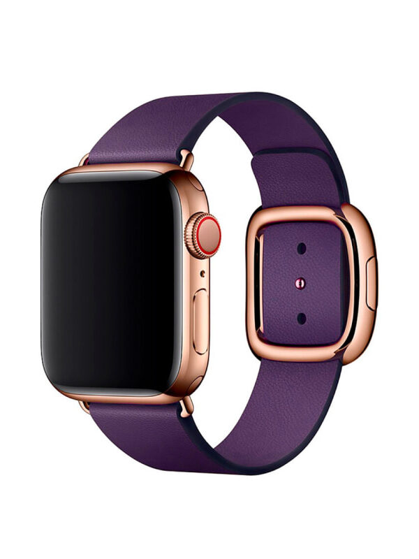 Aubergine Modern Buckle