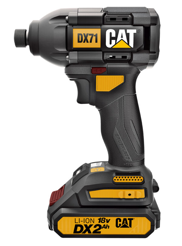 CAT SET ΚΑΤΣΑΒΙΔΙ ΠΑΛΜΙΚΟ Li-ion 18V 2x2Ah DX71