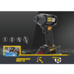 CAT SET ΚΑΤΣΑΒΙΔΙ ΠΑΛΜΙΚΟ Li-ion 18V 2x2Ah DX71 - Image 3