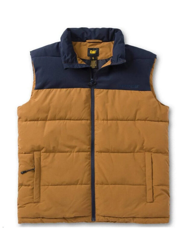 ΓΙΛΕΚΟ ΕΡΓΑΣΙΑΣ CAT ΚΑΦΕ-ΜΠΛΕ ARCTIC ZONE 2XL W12430